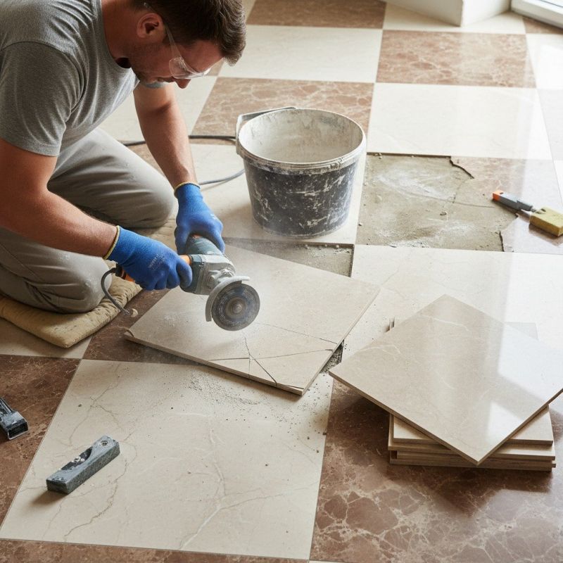 Granite Tile Repair detail