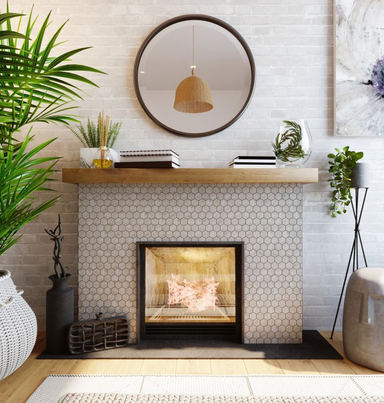 Hearth Tile Installation detail