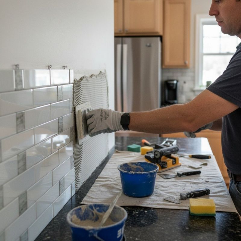 Kitchen Backsplash Service detail