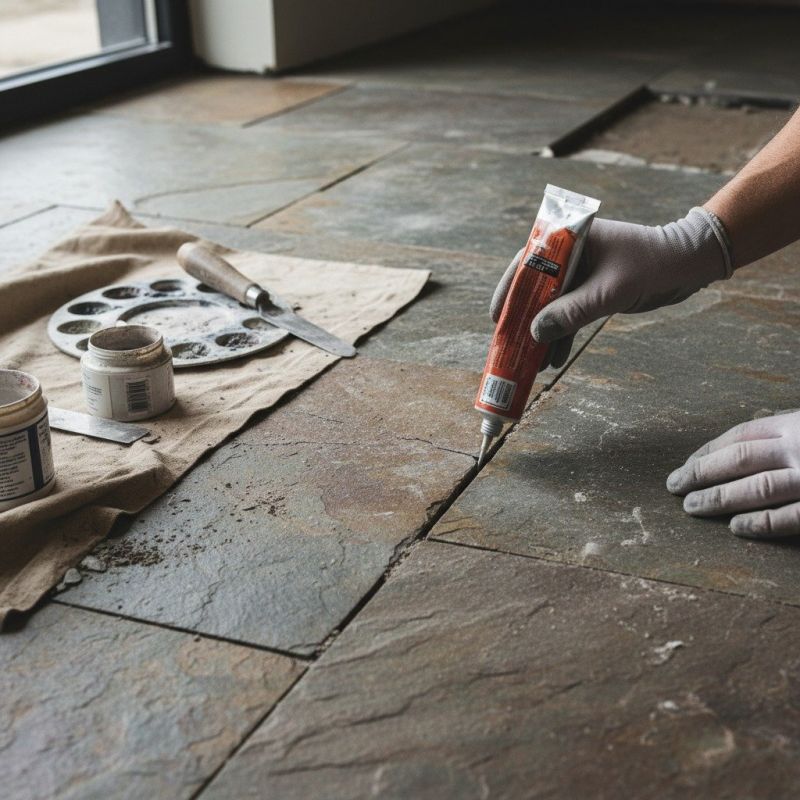 Marble Tile Repair detail