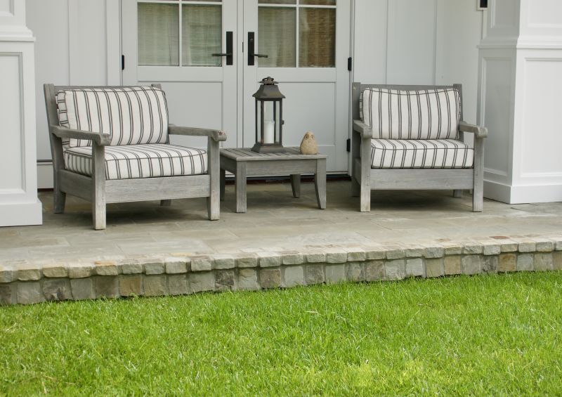 Porch Tile Installation detail