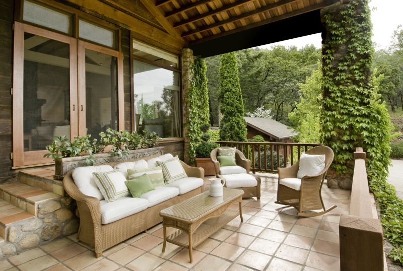 Veranda Tile Installation detail